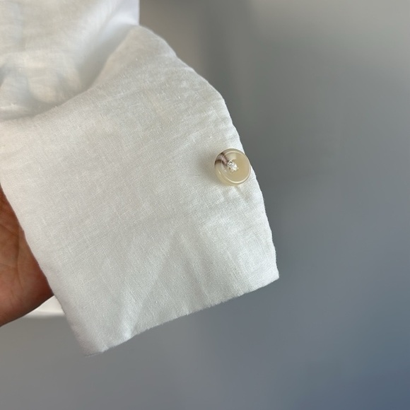 NWT Steve Madden On The Edge White Linen Blazer Size XS - Picture 9 of 16